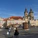 Golden Baptist House in Prague city