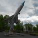 Самолёт-памятник МиГ-21 в городе Североуральск