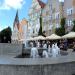 Fontanna in Olsztyn city