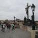 The Bronze Crucifix in Prague city