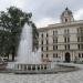 Kinsky square in Prague city