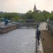 Пешеходный мост в городе Барнаул