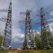 Опора воздушного перехода ЛЭП в городе Нижний Новгород
