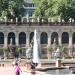 westlicher Innenhof-Brunnen des Zwingers Dresden in Stadt Dresden