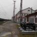 Вагонная колесная тележка-памятник в городе Чусовой