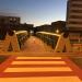 Footbridge in Tirana city