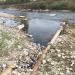 Сброс канализации в реку в городе Пятигорск