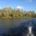 Останки затопленной баржи в городе Энгельс