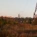 Опора ЛЭП в городе Запорожье