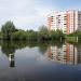 Затопленный котлован в городе Электрогорск