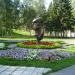 Скульптурная композиция «Аисты» в городе Барнаул