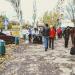 Стихийный рынок в городе Запорожье