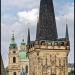 Tower at the Lesser Town (Mala Strana) end of Charles' Bridge ( Karluv Most) in Prague city