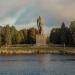 Ступени (спуск к воде) перед памятником Ленину