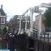 Drieharingenbrug in Amsterdam city