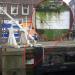Eenhoornschutsluis in Amsterdam city