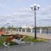 Аллея на набережной Рабочей Молодёжи в городе Екатеринбург