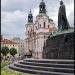 Jan Hus Monument in Prague city