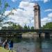 Riverfront Park Clock Tower in Spokane, Washington city