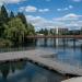 Floating Stage, Riverfront Park in Spokane, Washington city