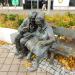 Para Kaszubów na ławce in Gdynia city
