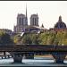 Пешеходный мост Леопольда Седара Сенгора в городе Париж