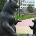 Скульптурная композиция «Медведи» в городе Когалым