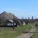 Недостроенный копёр в городе Торецк