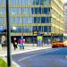 Wielostanowiskowy przystanek autobusowy Łódź Fabryczna in Łódź city