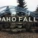 Welcome to Idaho Falls Landmark Fountain in Idaho Falls, Idaho city