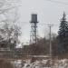 Водонапорная башня с решетчатым основанием в городе Воскресенск