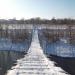 Подвесной мост в городе Новоалтайск