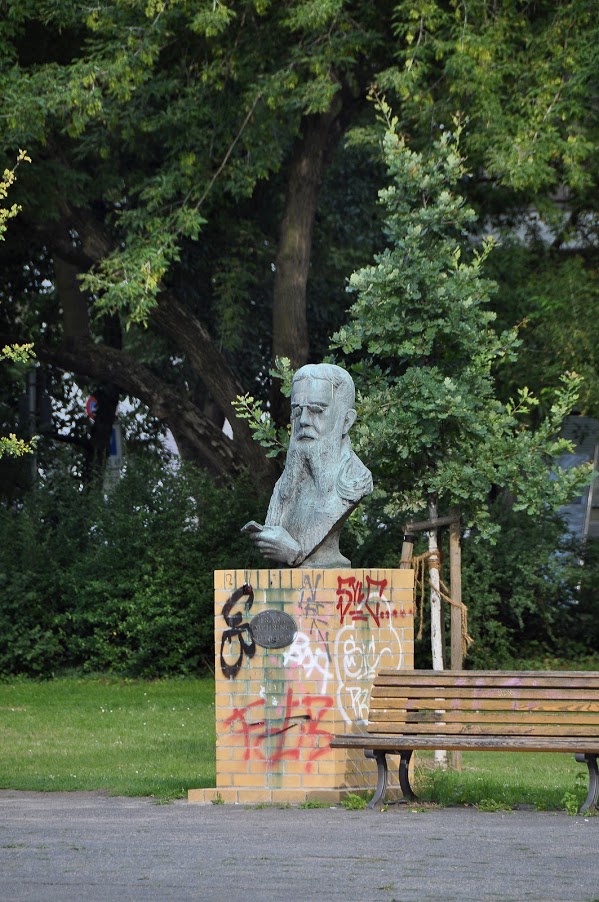 Monument To German Publicist Politician And Historian Franz Mehring