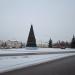 Памятник В. И. Ленину с трибунами в городе Павловский Посад