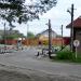 Железнодорожный переезд в городе Безлюдовка