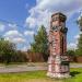 Опора кирпичных ворот дачной усадьбы Ероховых в городе Москва