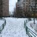Цветочная клумба в городе Москва