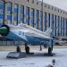 Памятник-самолёт МиГ-21 в городе Арзамас