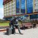 Памятник командированному в городе Лида