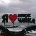 Цветник «Я люблю пляж Чайка» в городе Сочи