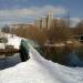Пешеходный мост через реку Сходню в городе Москва