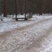 Скамейка в городе Киев
