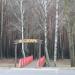 Пешеходный мостик в городе Мозырь