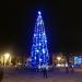 Новогодняя елка в городе Запорожье