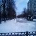 Бульвар на Кунцевской улице в городе Москва