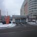 Въезд в подземный паркинг в городе Москва