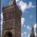 Tower at Staro Mesto end of Charles' Bridge in Prague city