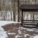 Скамейка со столом и крышей в городе Москва