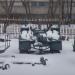 105 мм немецкая зенитная пушка ФЛАК-39 в городе Москва