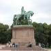 カール3世ヨハン（ノルウェー国王）の騎馬像